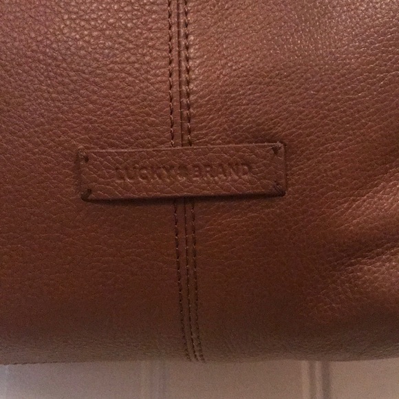 Flash Sale Lucky Brand Boho Large Leather Hobo Bag - Picture 5 of 8